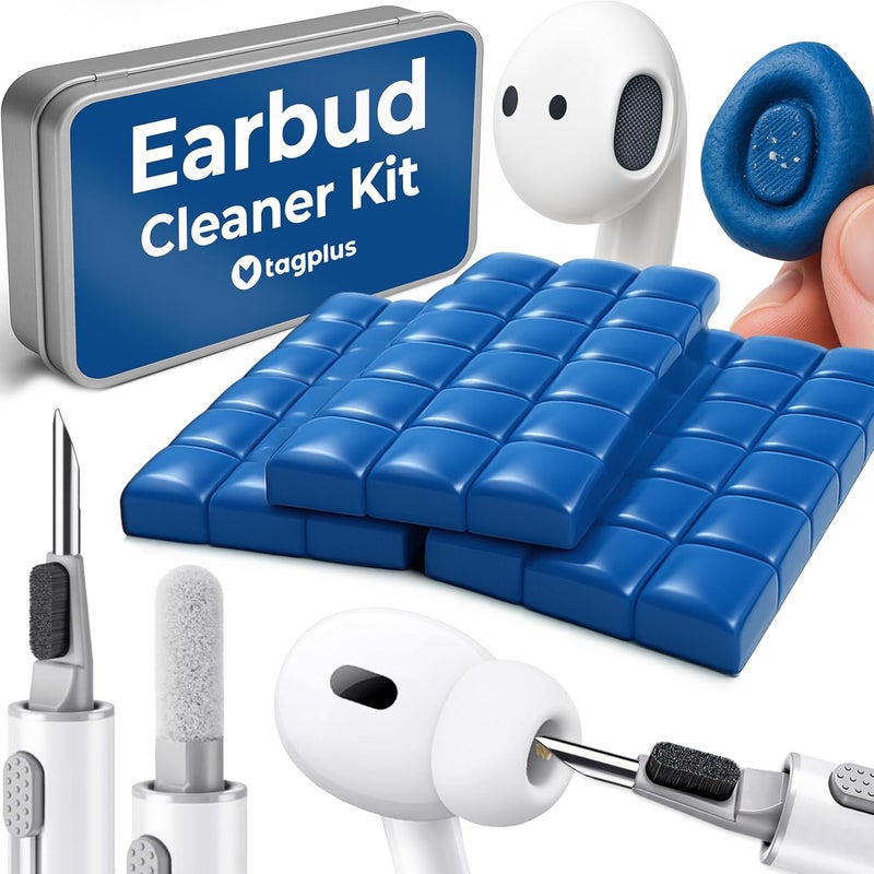 tagplus for Airpod Cleaner Kit + Pro Cleaning Tool - Compatible for Earbud Cleaning kit for iPhone Cleaning Kit for iPhone Cleaner Kit for Airpods Cleaning Kit Cleaning Putty Phone Cleaning Kit - Image 1